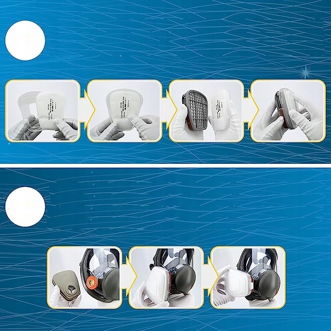 MASKA OCHRONNA LAKIERNICZA BHP PRZECIWPYŁOWA Liczba sztuk 1 szt.