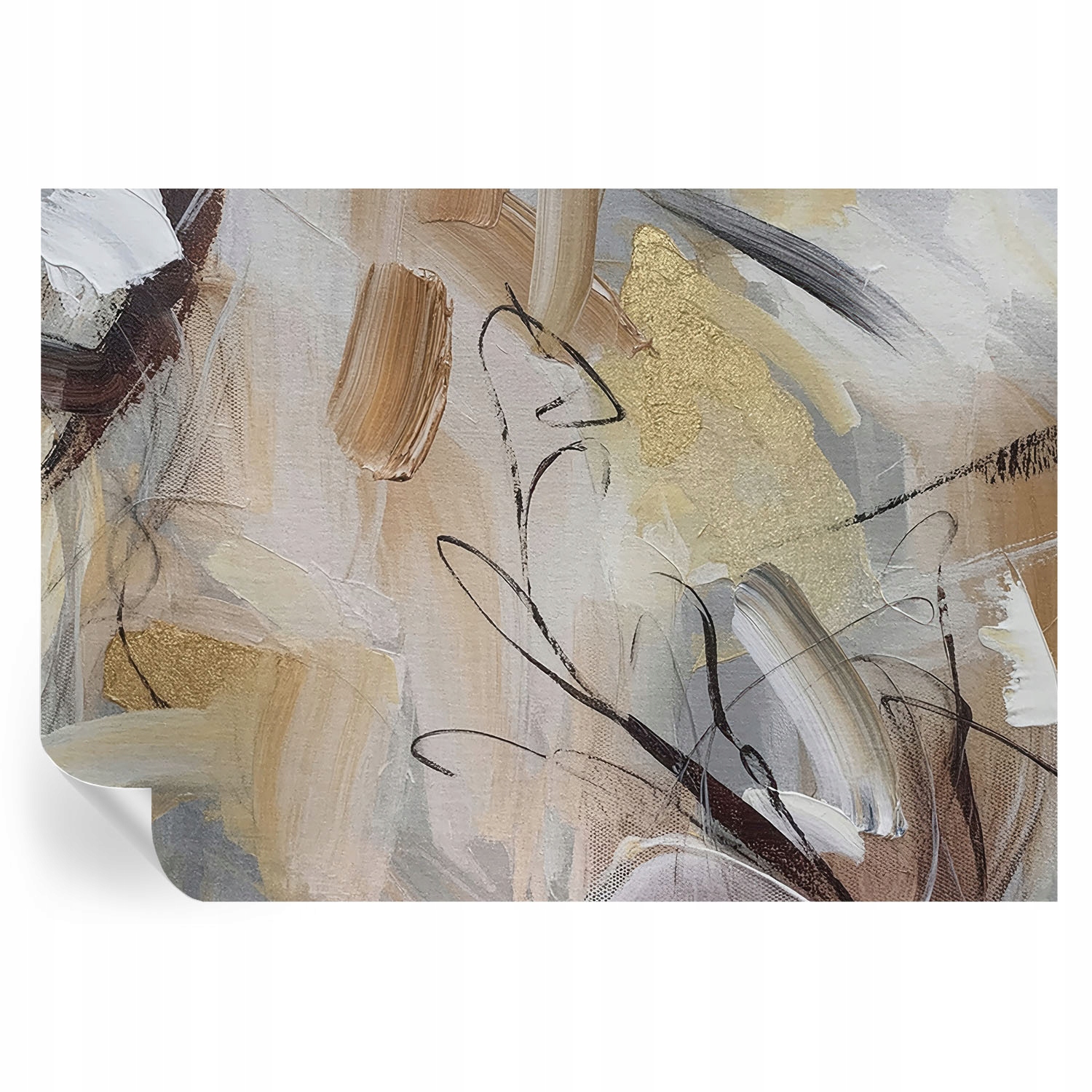 Tapeta Samolepicí nástěnná Mural Premium Abstraktní kompozice 208x146
