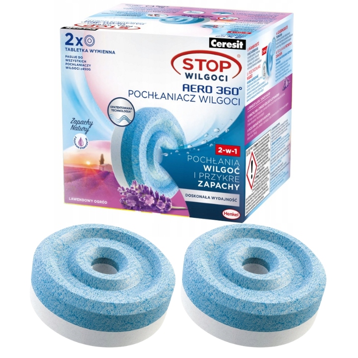 

Ceresit Pochłaniacz Stop Wilgoci Aero 360 Lawenda
