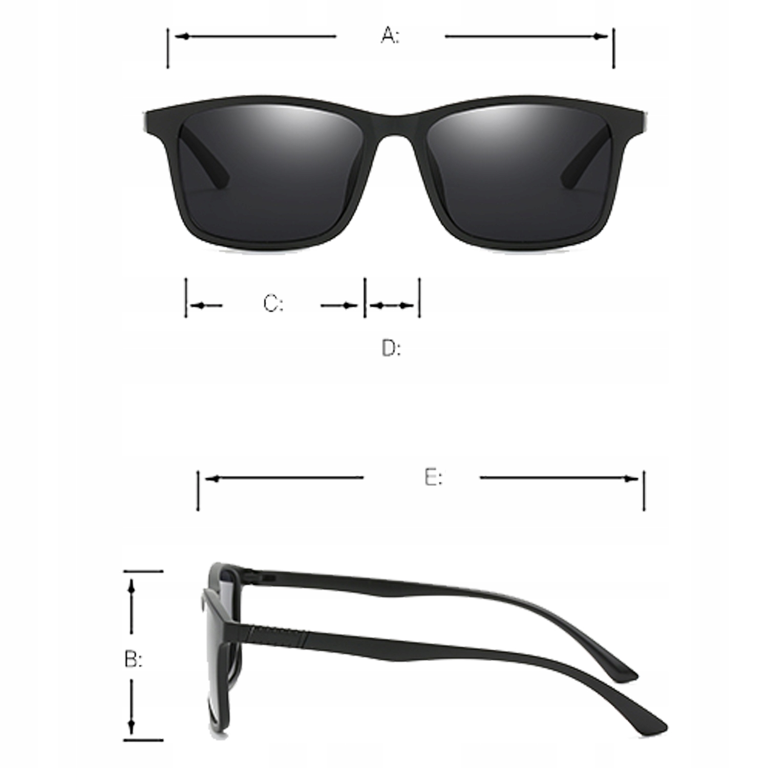 OKULARY PRZECIWSŁONECZNE POLARYZACYJNE KIEROWCÓW Fason nerdy