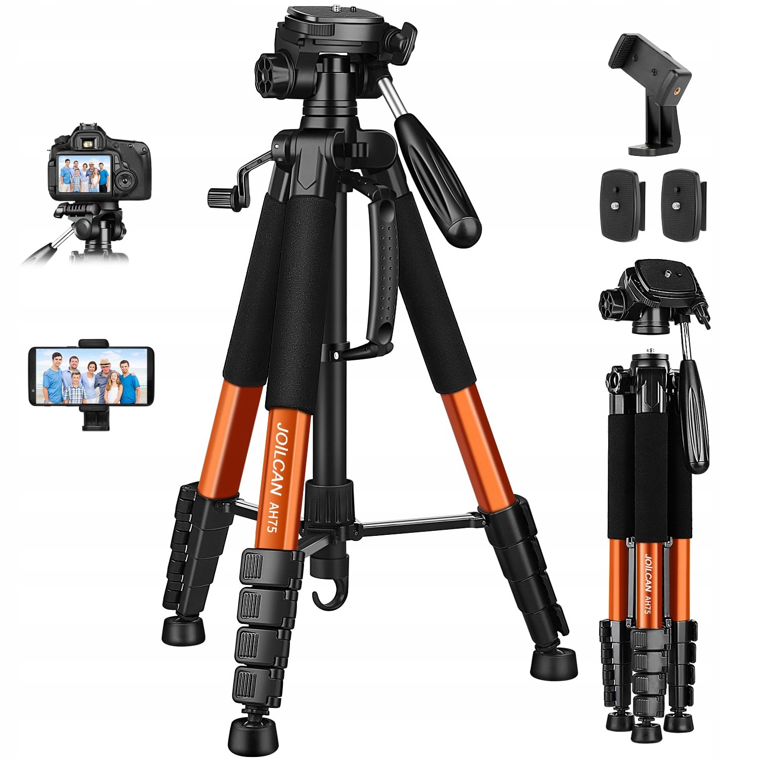 Tripod Fotografický stativ Pro Fotoaparát držák telefonu 188 cm