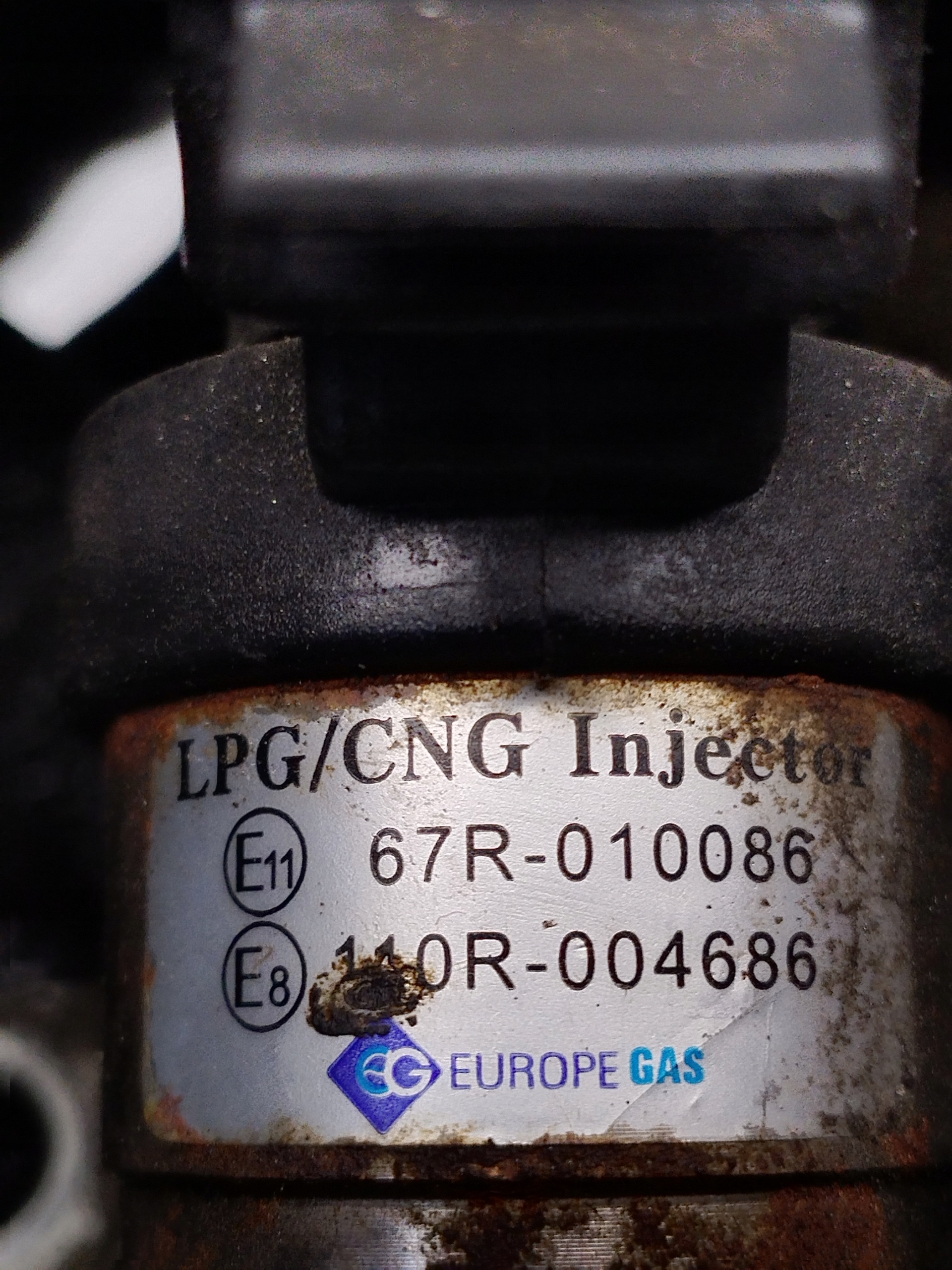 injection ramp gas LPG Barracuda 67R016409