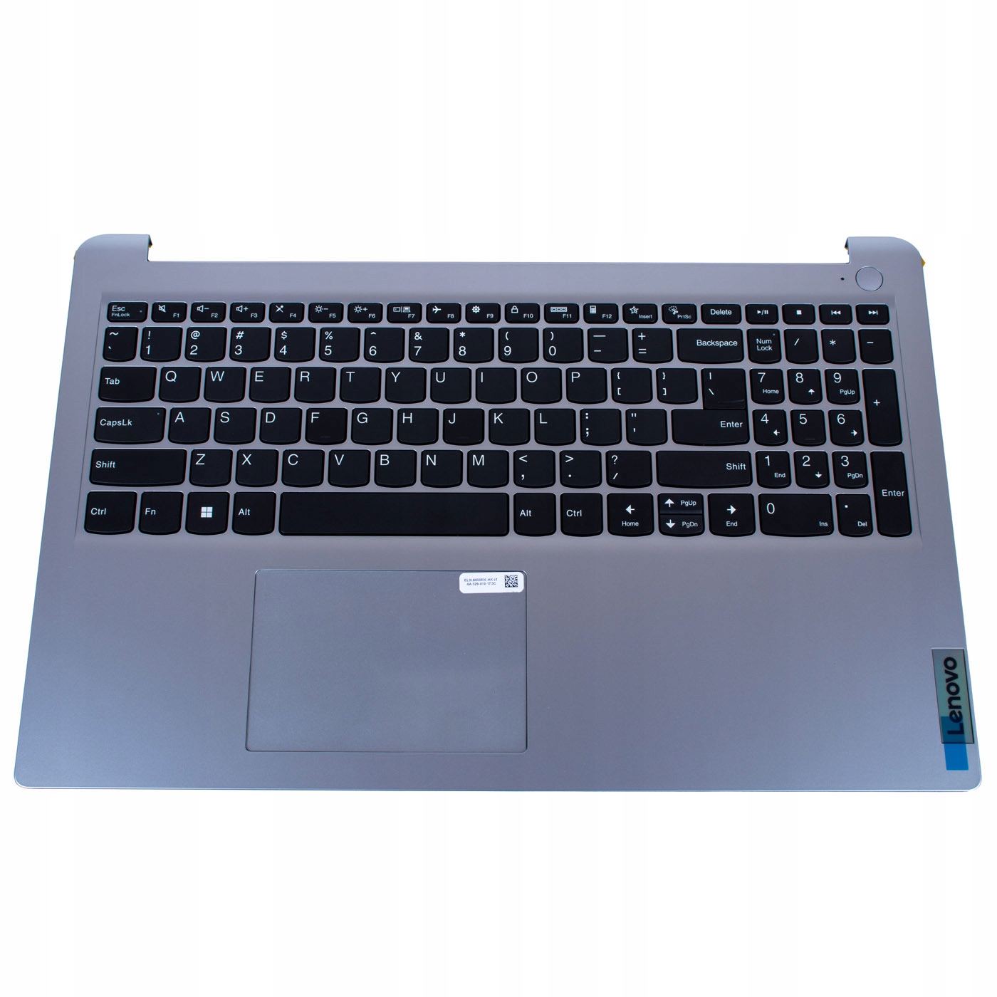 Palmrest klávesnice qwerty touchpad Lenovo IdeaPad 1 15 ADA7 stříbrná