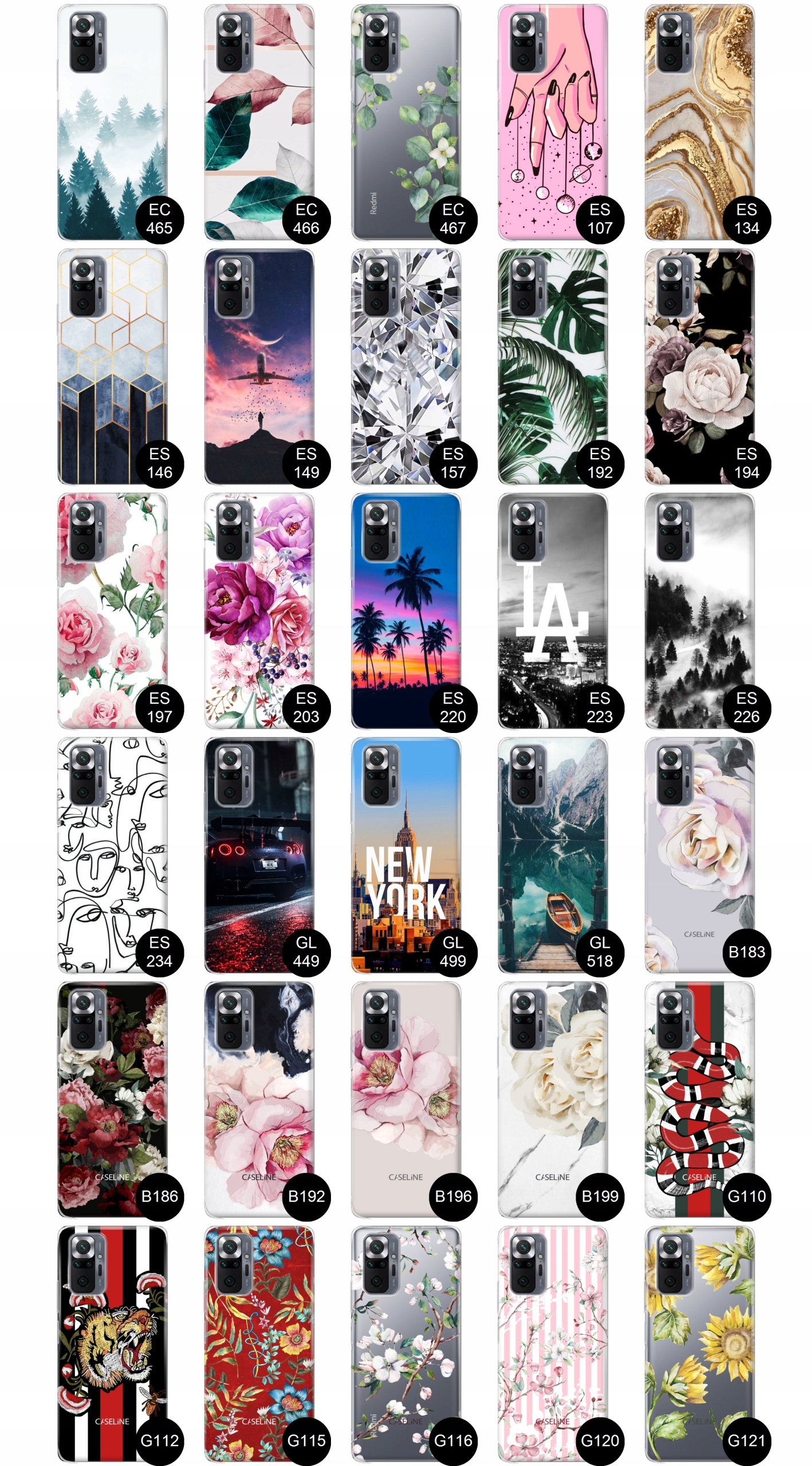 Etui do Xiaomi Redmi Note 10 Pro case guma wzory