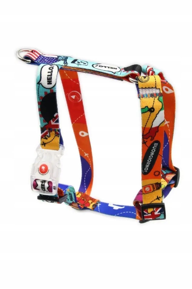 Levně Postroj guard pro psa Travel Led 25mm 38-64cm Matteo