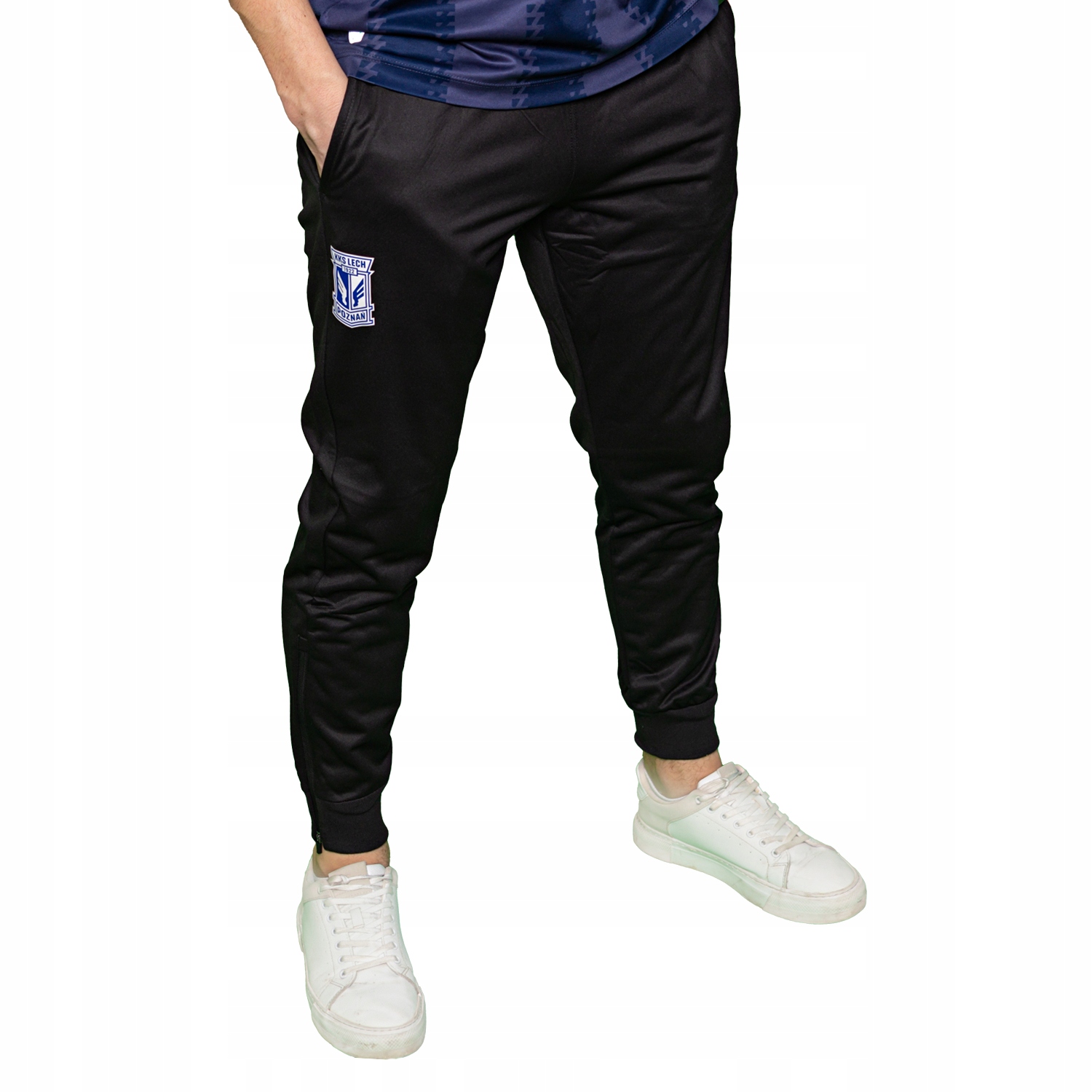 SPODNIE TRENINGOWE LECH POZNAŃ CZARNE M