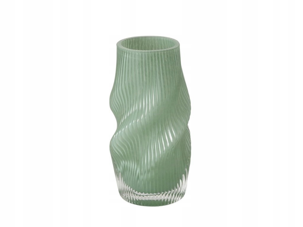 Skleněná váza Verese, 19 cm, zelená