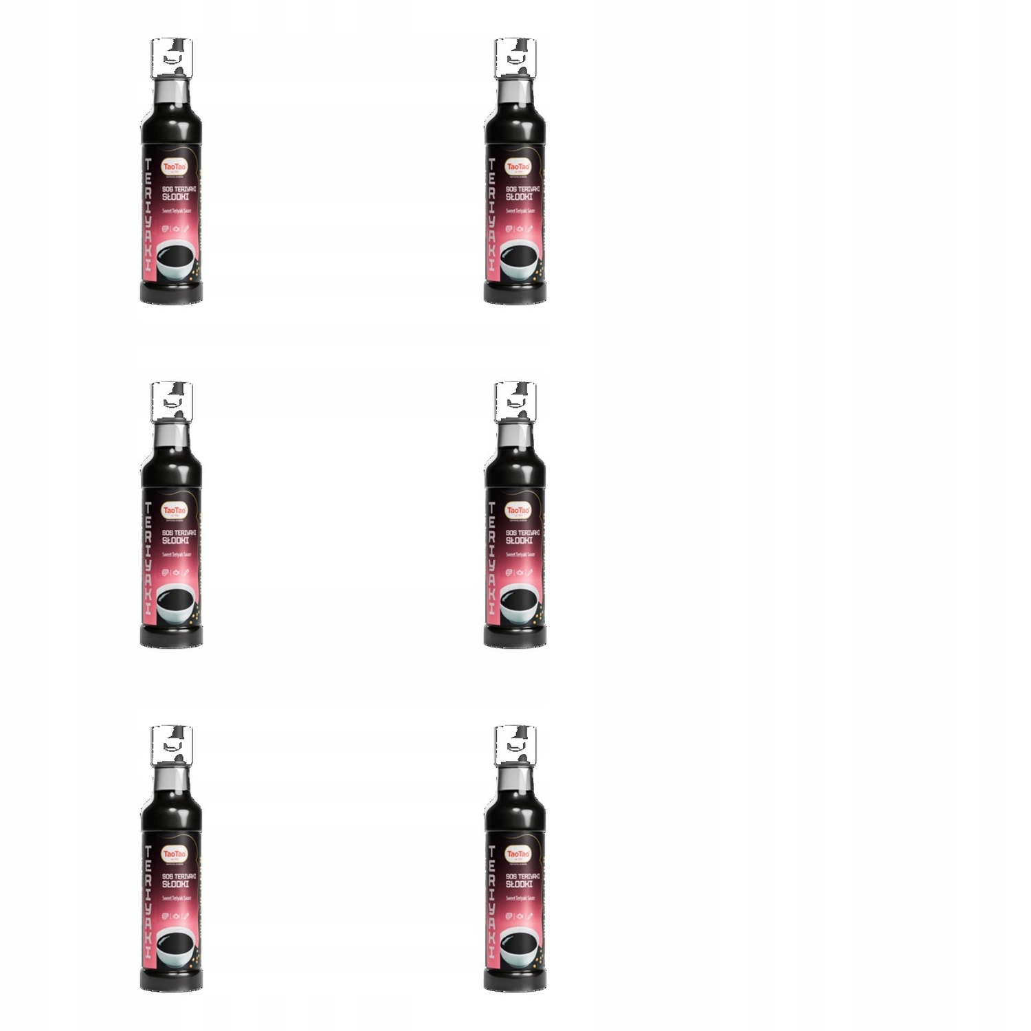 6x 150ml Taotao sos słodki teriyaki Zgrzewka
