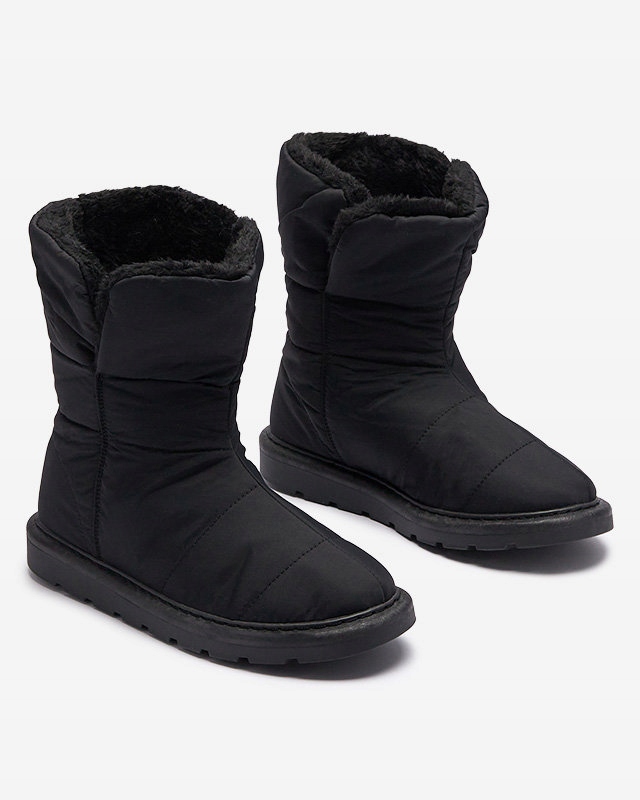 CZARNE BUTY ZIMOWE DAMSKIE ŚNIEGOWCE KALIOLI 40 Płeć kobieta