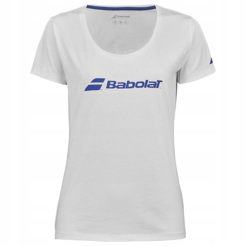 Koszulka Babolat Exercise Babolat Tee Girl White/white 164