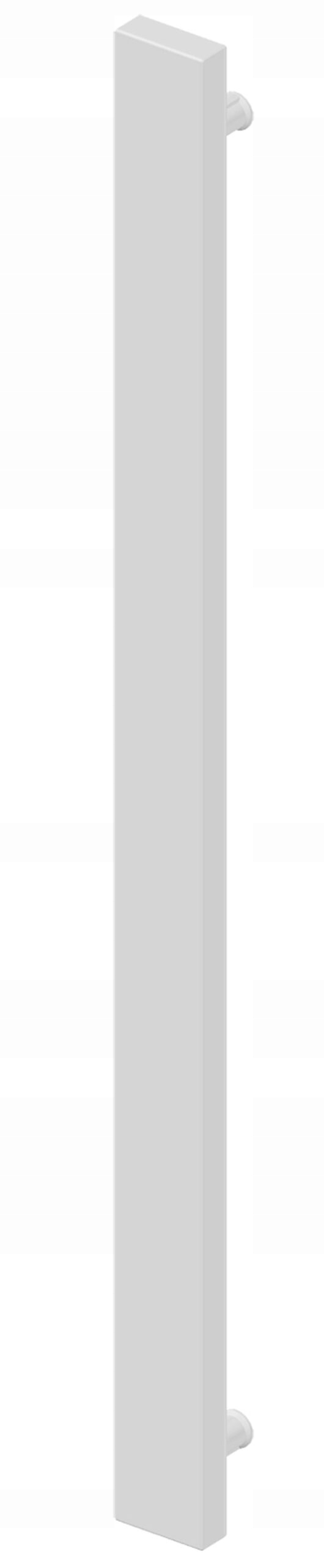 Dekoratívny Radiátor Mediolan H1200 L80 Biely