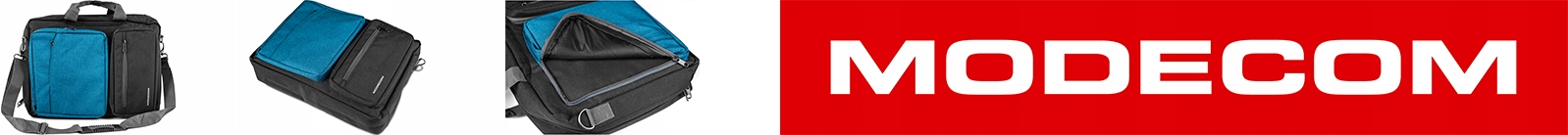 TORBA Z FUNKCJĄ PLECAKA NA LAPTOPA 15,6 CALA Z WODOODPORNEGO MATERIAŁU 15,6 Kolor niebieski