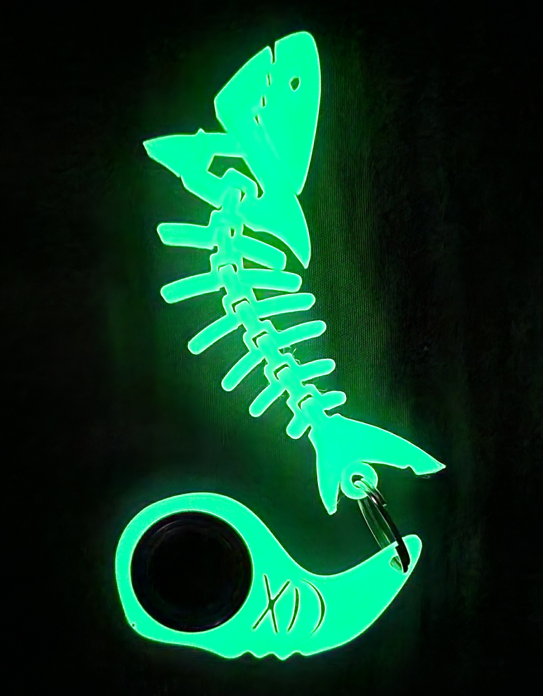 Zestaw BRELOK Keyrambit + Rekin KEYSPINNER Świecący w ciemności Mid Spiner Rodzaj Fidget Spinner