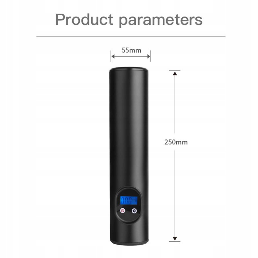 Bezprzewodowa pompa powietrza z akumulatorową Marka bez marki