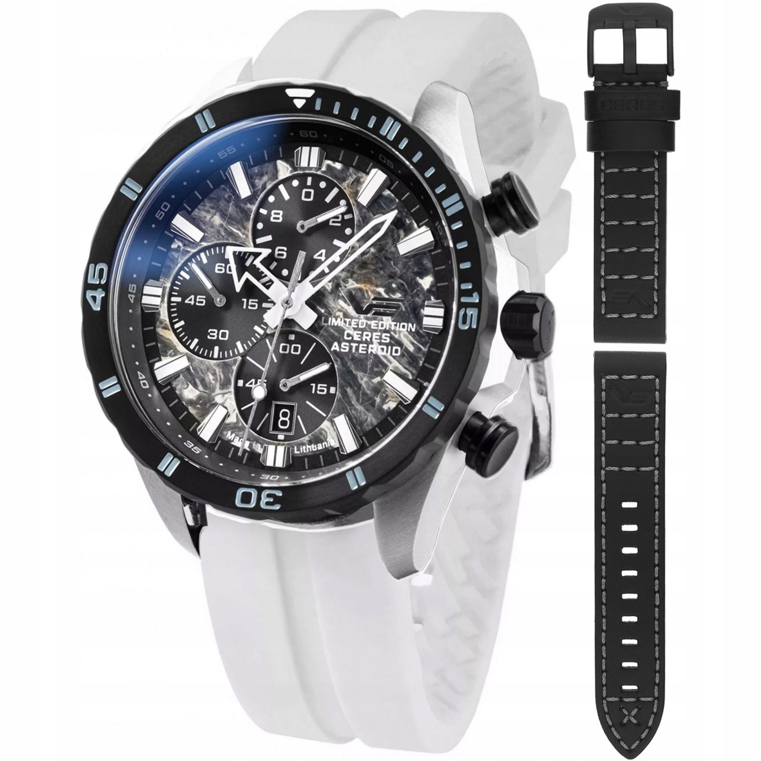 Pánské Hodinky Vostok Europe 6S10-320E693SW, bílý pásek