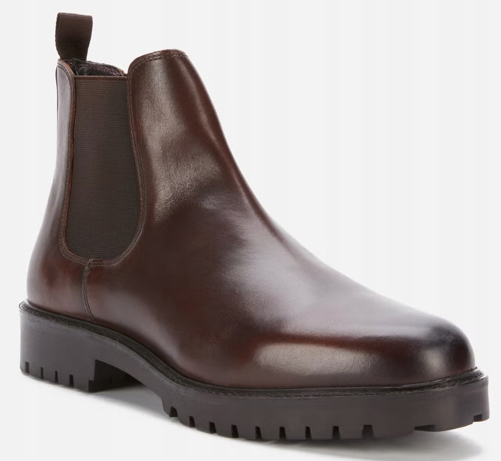 WALK LONDON SZTYBLETY MĘSKIE SKÓRZANE BRĄZOWE 42 2FRG