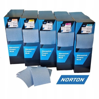 Norton papier ścierny na gąbce A975 115mmx25m P400