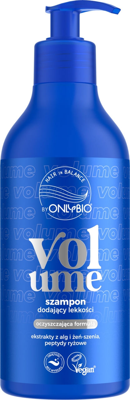 Onlybio Hair In Balance Volume Šampon Na Vlasy Dodávající Lehkost 400 ML