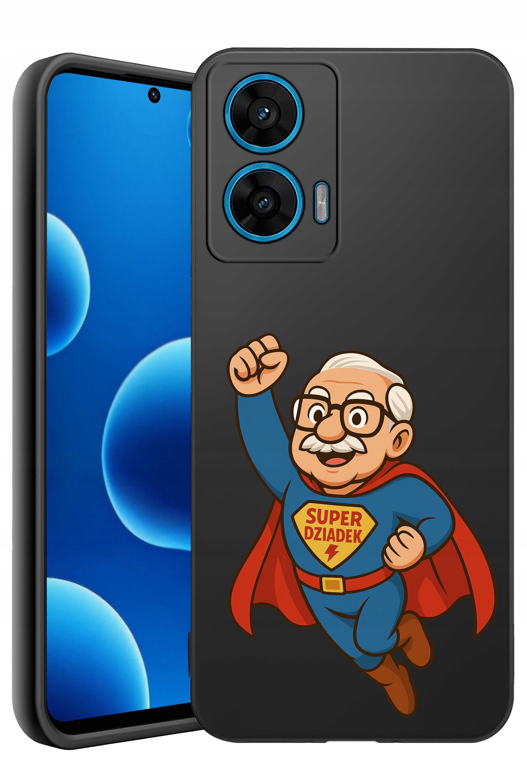 Etui do Motorola Moto G96 5G Dla Dziadka Kolorowe Case
