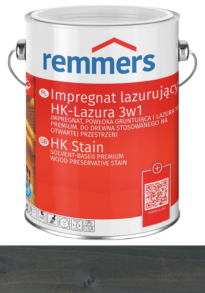 

Remmers HK-Lasur impregnat drewna 0,75L Antracyt
