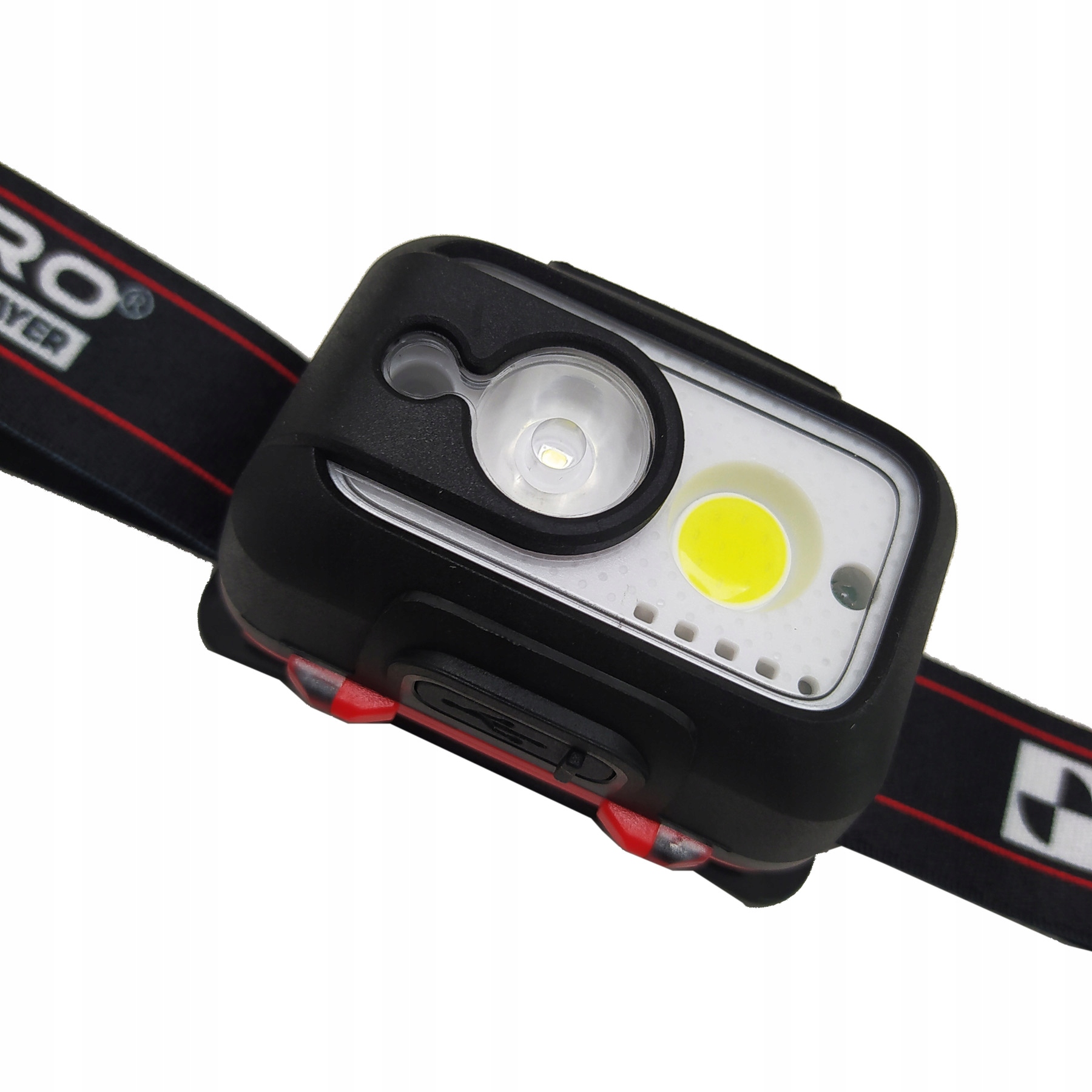 PRO Latarka czolowa LED 450lm Czujnik Ruchu 1800mA Producent code PRO LD105