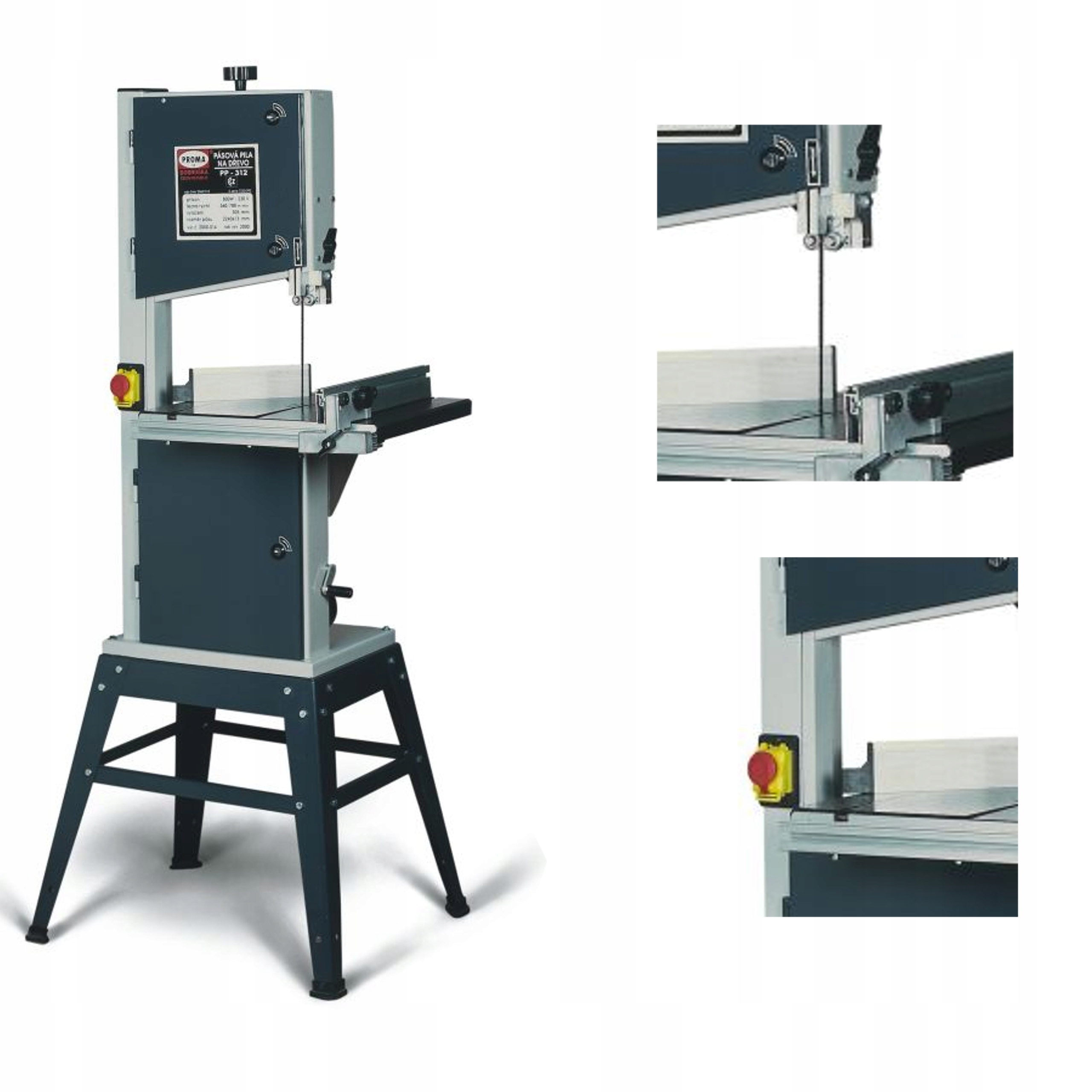 PIŁA TAŚMOWA DO DREWNA PILARKA STOŁOWA 800W PROMA