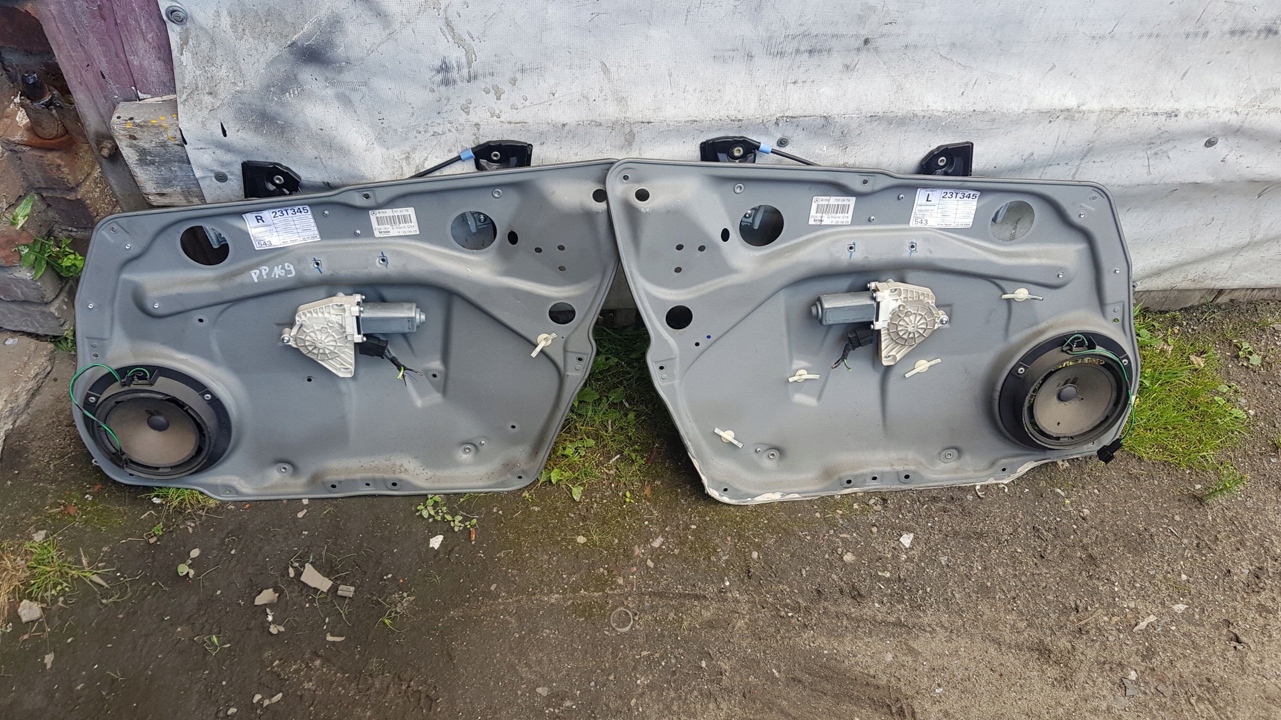 MERCEDES W169 window regulator left right front mini motor
