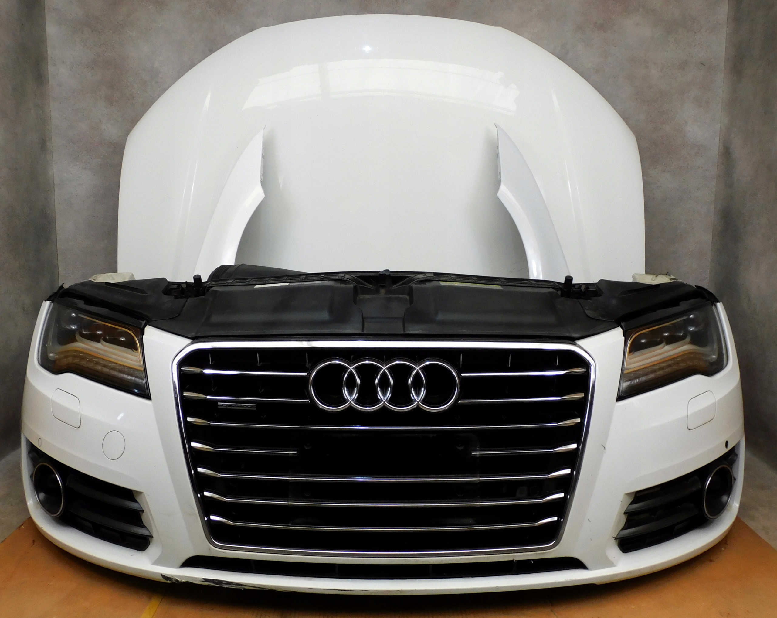 AUDI A7 C7 4G8 KOMPLETNY PRZÓD ZDERZAK LAMPY MASKA PAS LS9R FULL LED RADARY