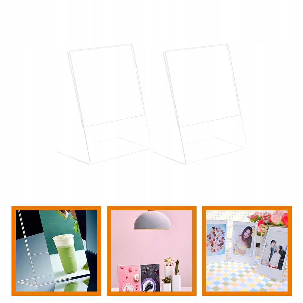 PÓŁKI EKSPOZYCYJNE RAMKI NA ZDJĘCIA STOJAK NA KARTY Marka bez marki