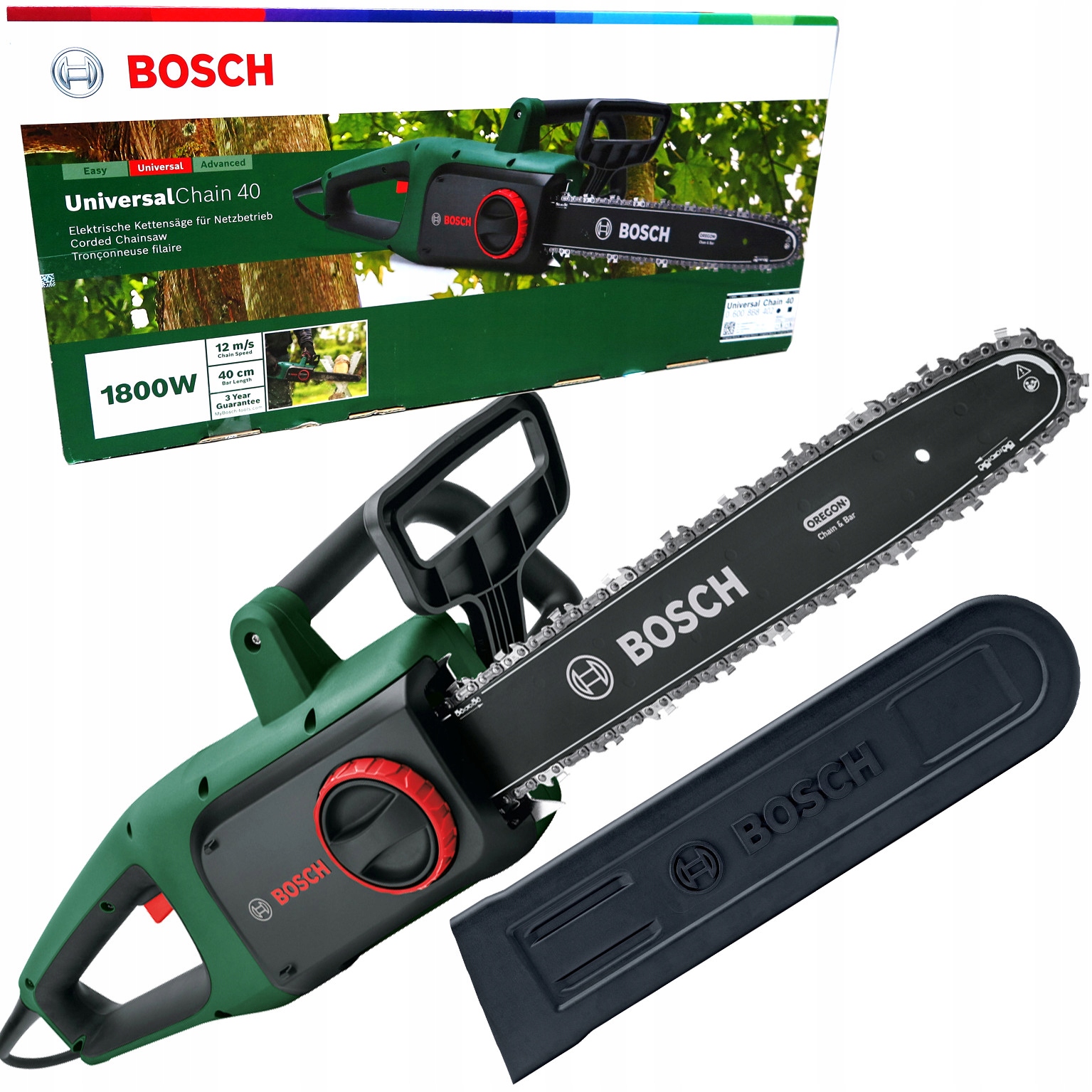 Piła łańcuchowa elektryczna Bosch UniversalChain 40 06008B8402 1800W 40cm