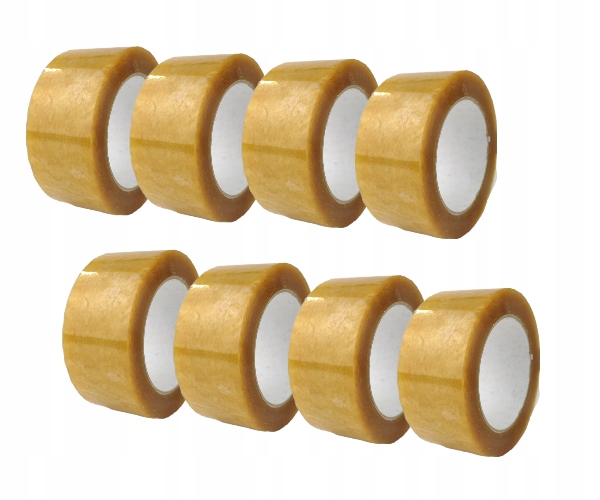 

Taśma pakowa 48mm 132y transparentna 8 szt Mocna