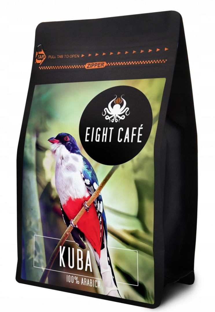 Levně Káva Zrnková Čerstvě pražená 100% Arabica Kuba 1KG do kávovaru