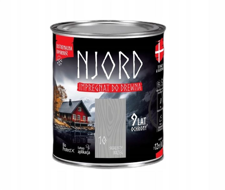 Njord Impregnat do elewacji drewnianych 2,5 l Skalisty Brzeg