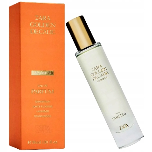 Perfumy Zara Golden Decade Summer Eau De Perfum 30ml Oryginalne Piękne