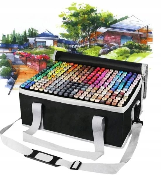 Markery 262 kolory pisaki flamastry dwustronne Marka inna