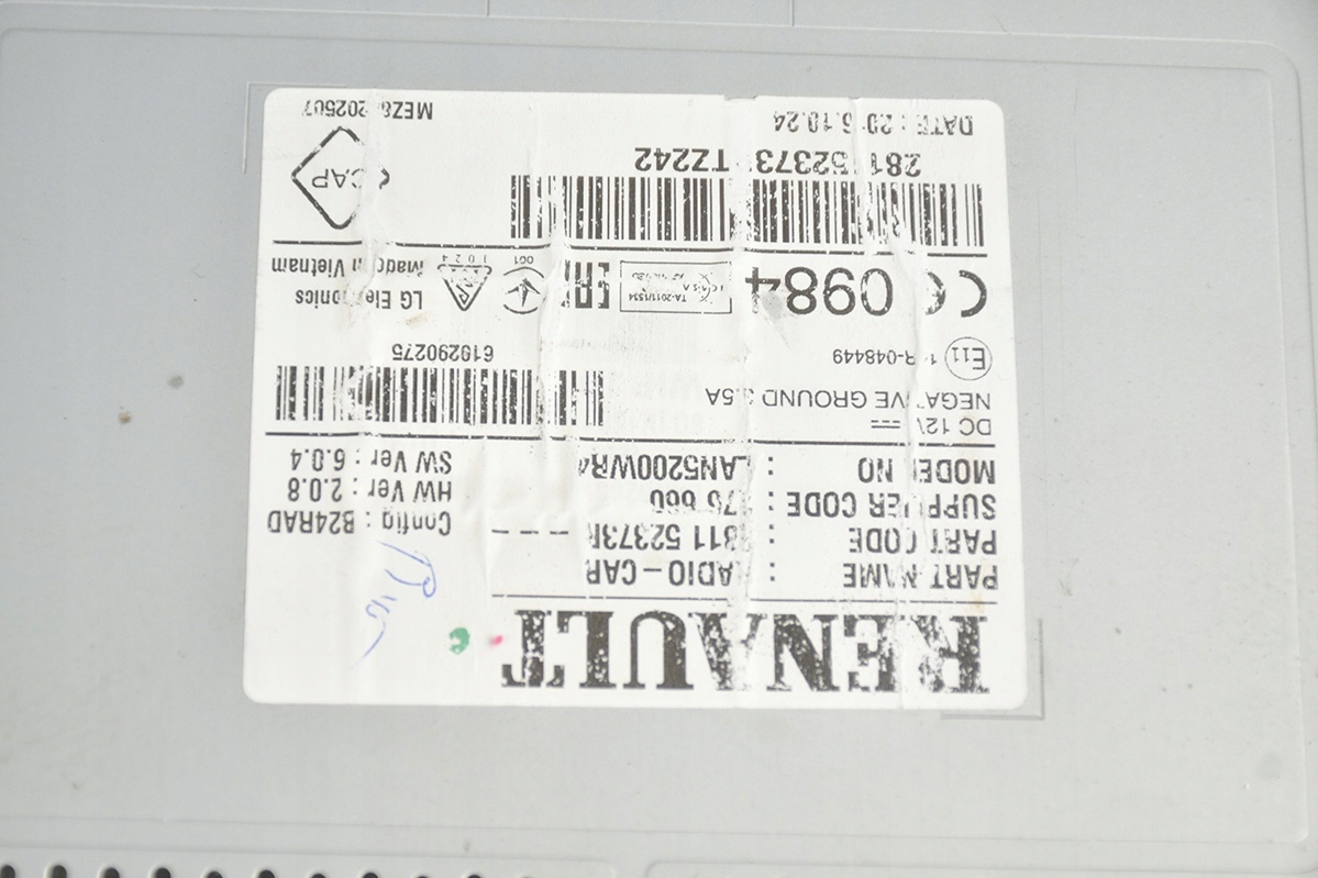 RADIO navigation * DACIA SANDERO II 281152373R