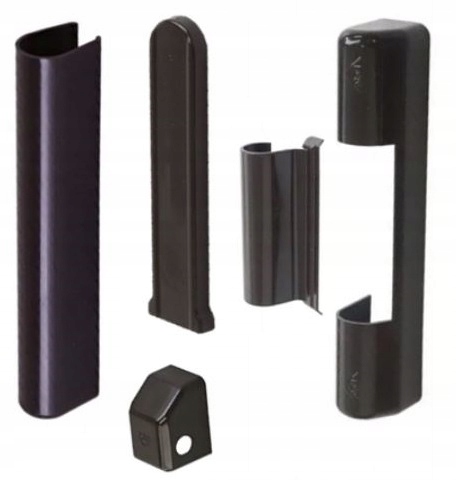 ROTO OSŁONKI NA ZAWIASY do okna drzwi PLASTIKOWYCH BRĄZ