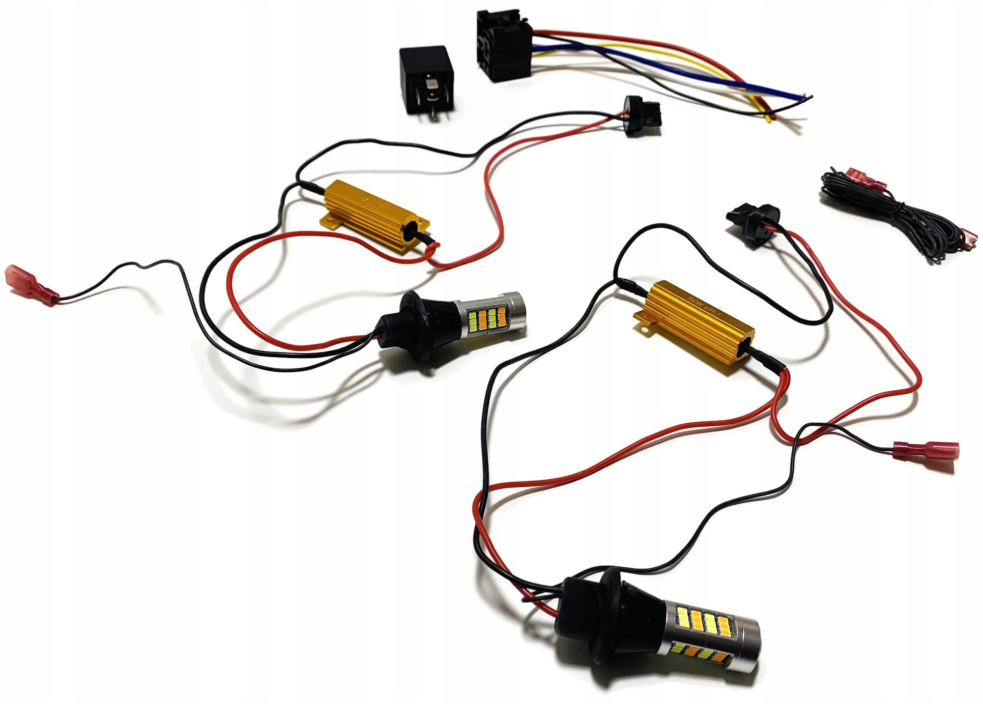 ŚWIATŁA DZIENNE KIERUNKOWSKAZ LED 2w1 AUTOMAT W21W Rodzaj lampy uniwersalna