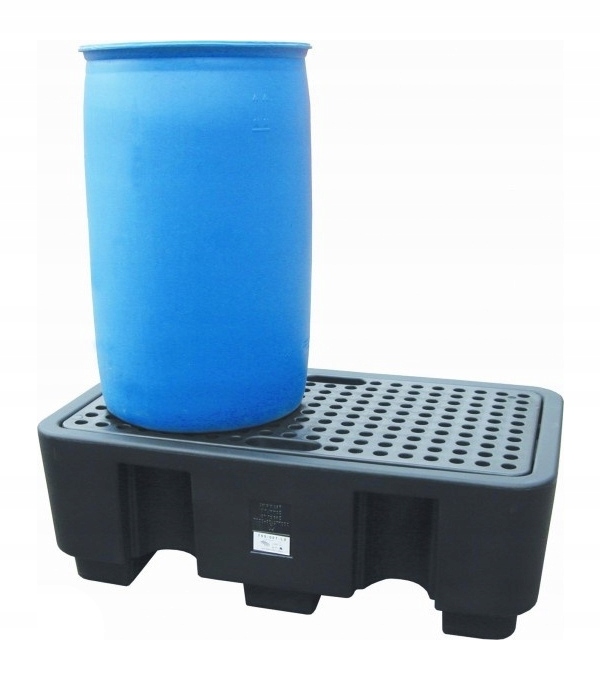 Зливна ванна HDPE для 2 бочок 250