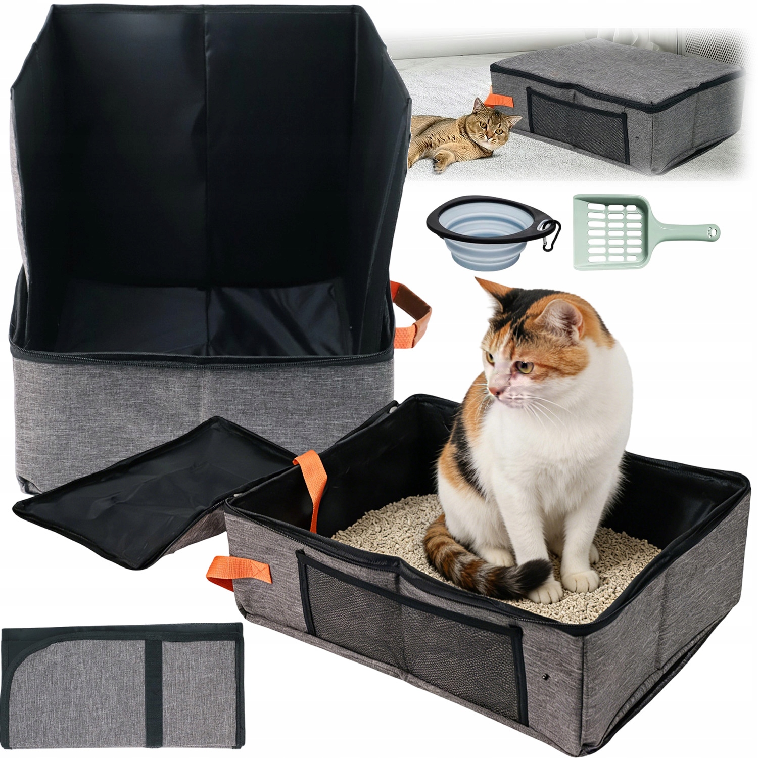 Toaleta Pro Kočky Otevřená, Velká Pro Cestování A Outdoorové Aktivity