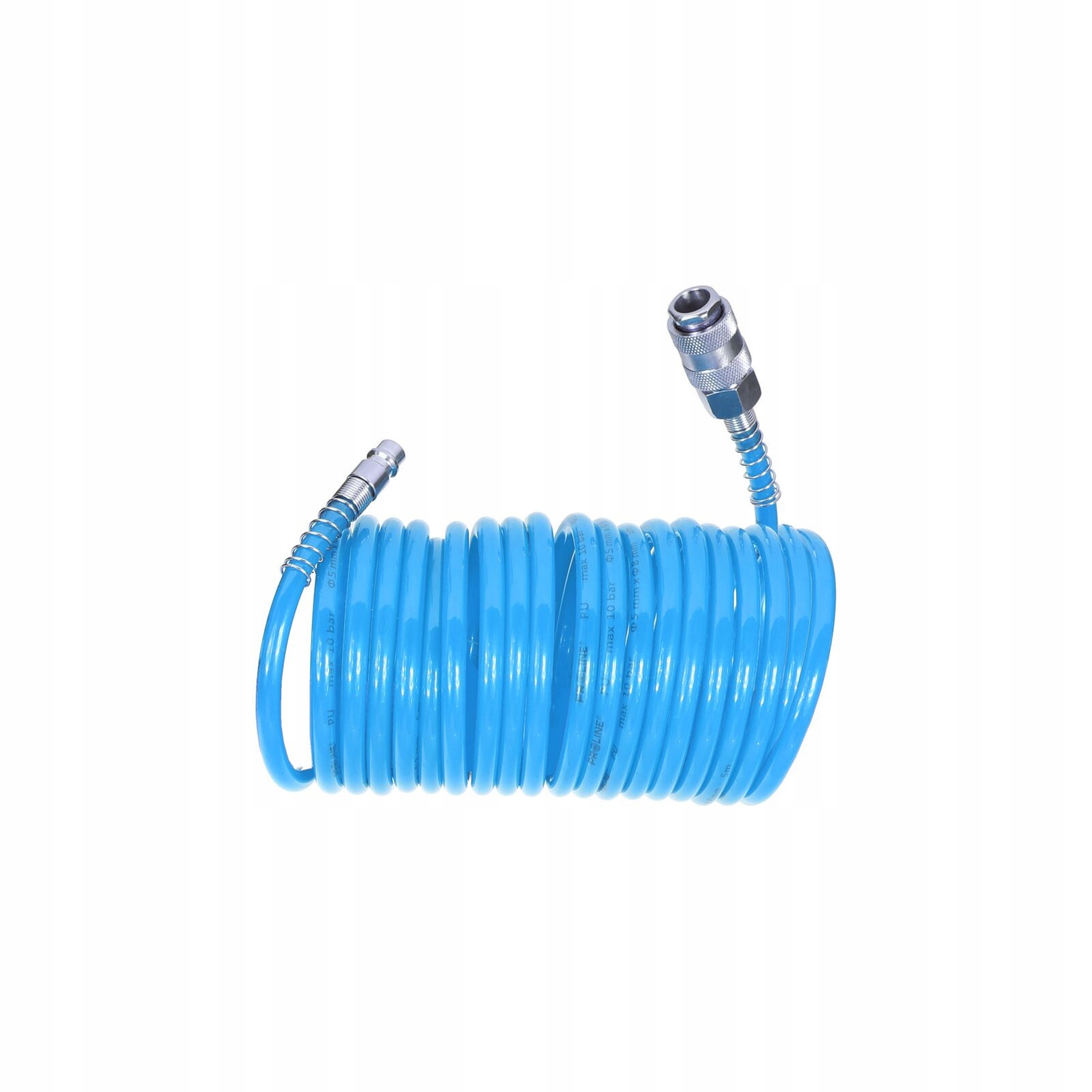 Spirálová Hadice 15 M, 8X12 MM, 10 Barů, Rychlospojky Proline