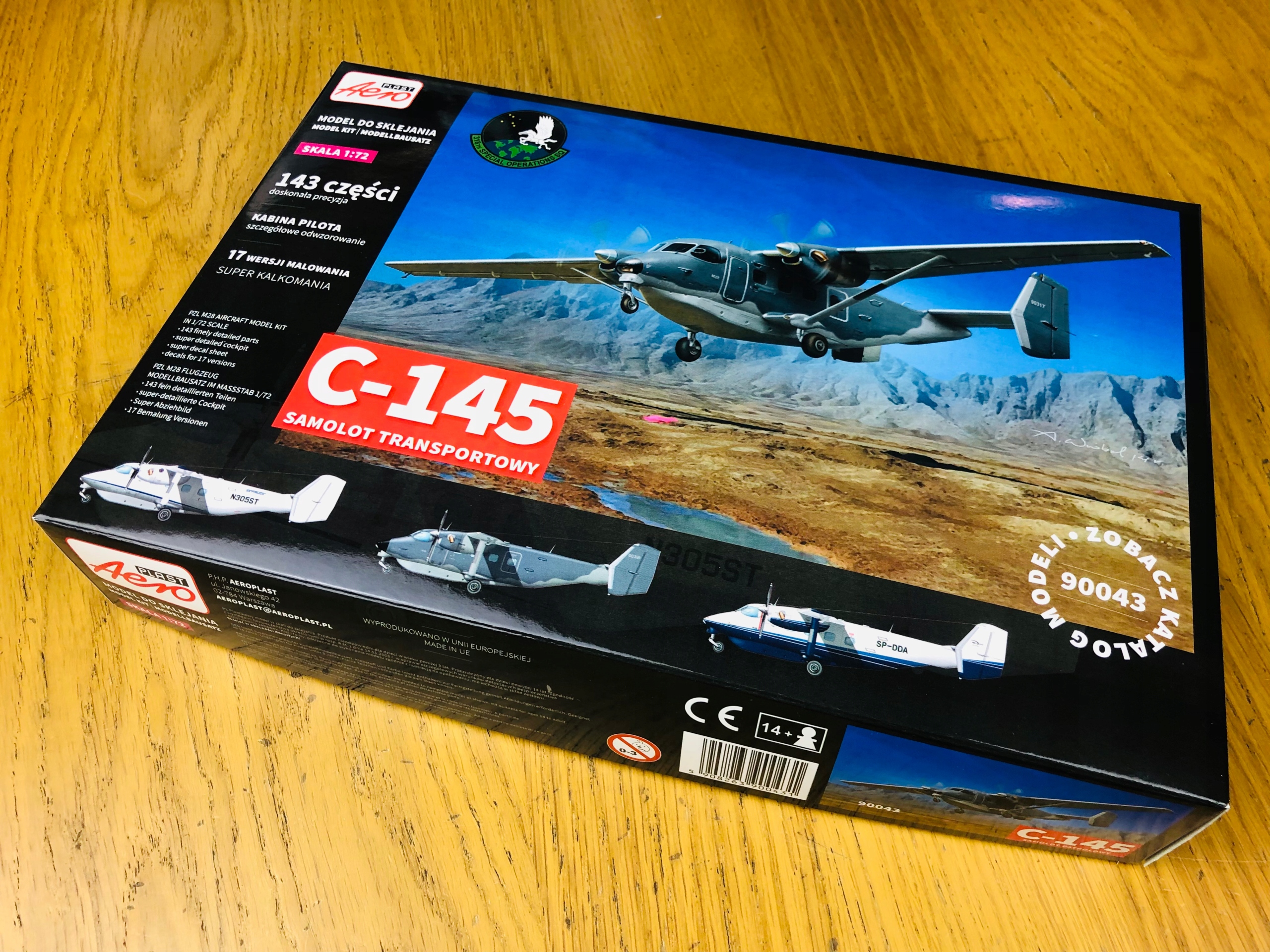C-145 dopravní letadlo Aeroplast 90043 AN28