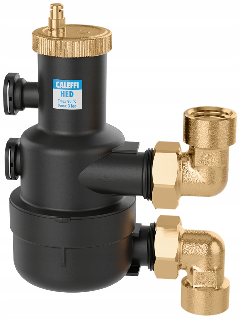 Caleffi Vysoko Výkonný Separátor Vzduchu Caleffi Hed, Séria 5516, 1" Gw