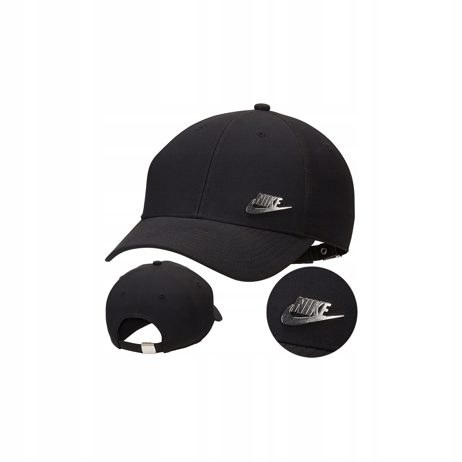 Czapka Z Daszkiem Damska Męska Bejsbolówka Z Regulacją Nike Dri-fit Club