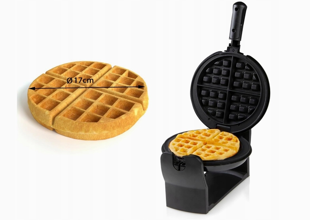 DOMO DO9223W gofrownica z powłoką zapobiegającą przywieraniu