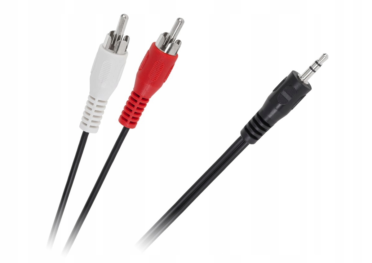 Kabel przewód Jack 3,5mm na 2 x Rca 1,5m