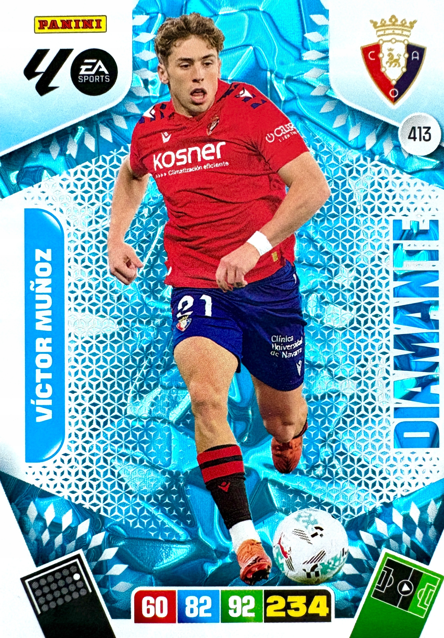 La Liga hiszpańska 2025-26 2026 Diamante 413 Victor Munoz Osasuna