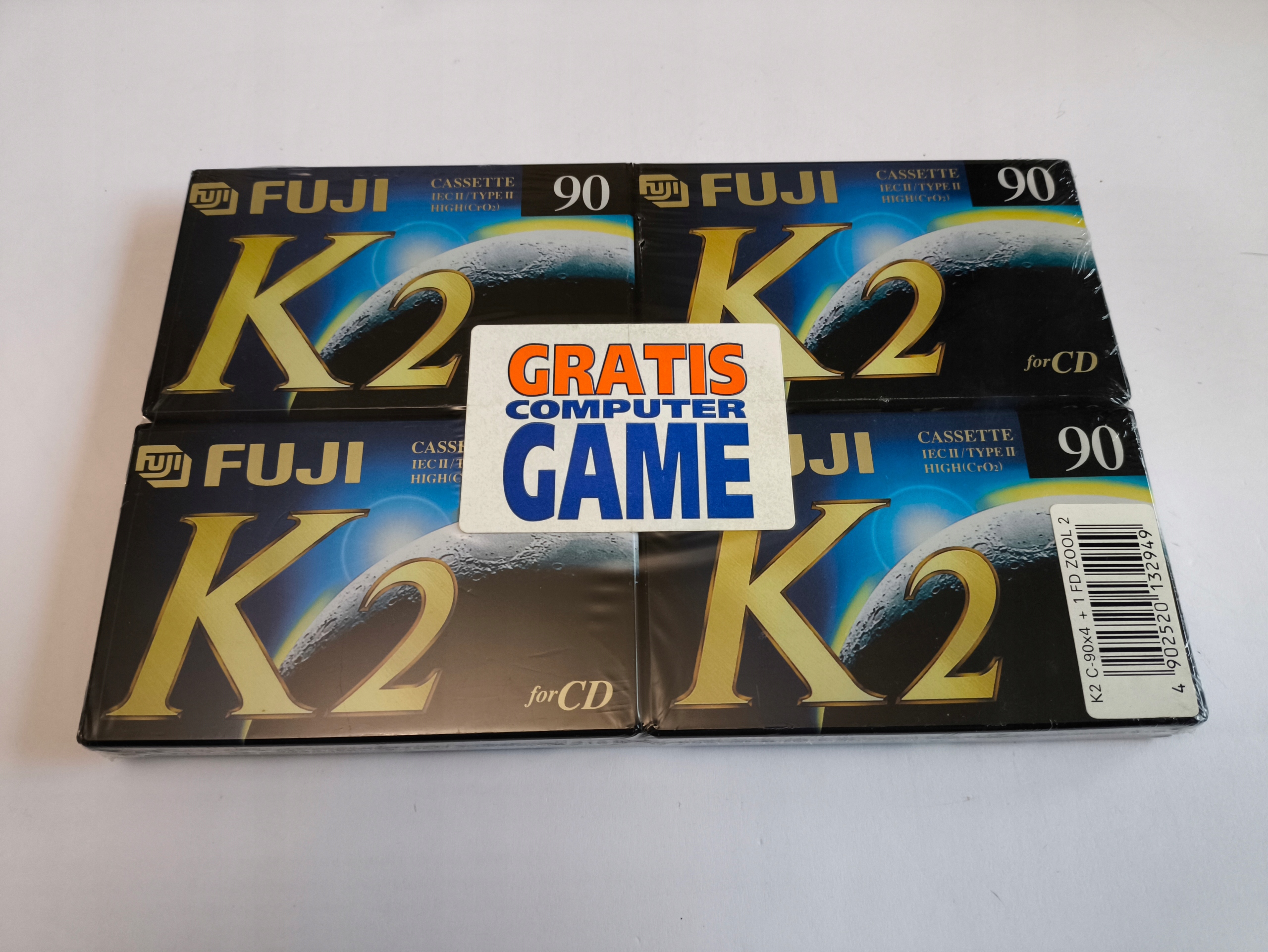 Sada 4 kusů Fuji K2 90 disketa s hrou Zool 2 K290 fólie Nos *3405