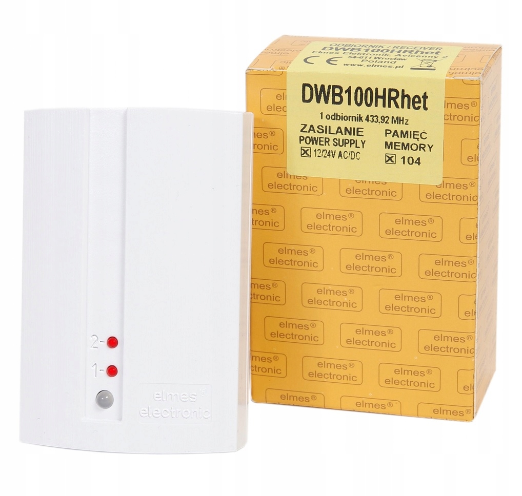ODBIORNIK 2 KANAŁOWY ELMES DWB100HR-het 12-24/104