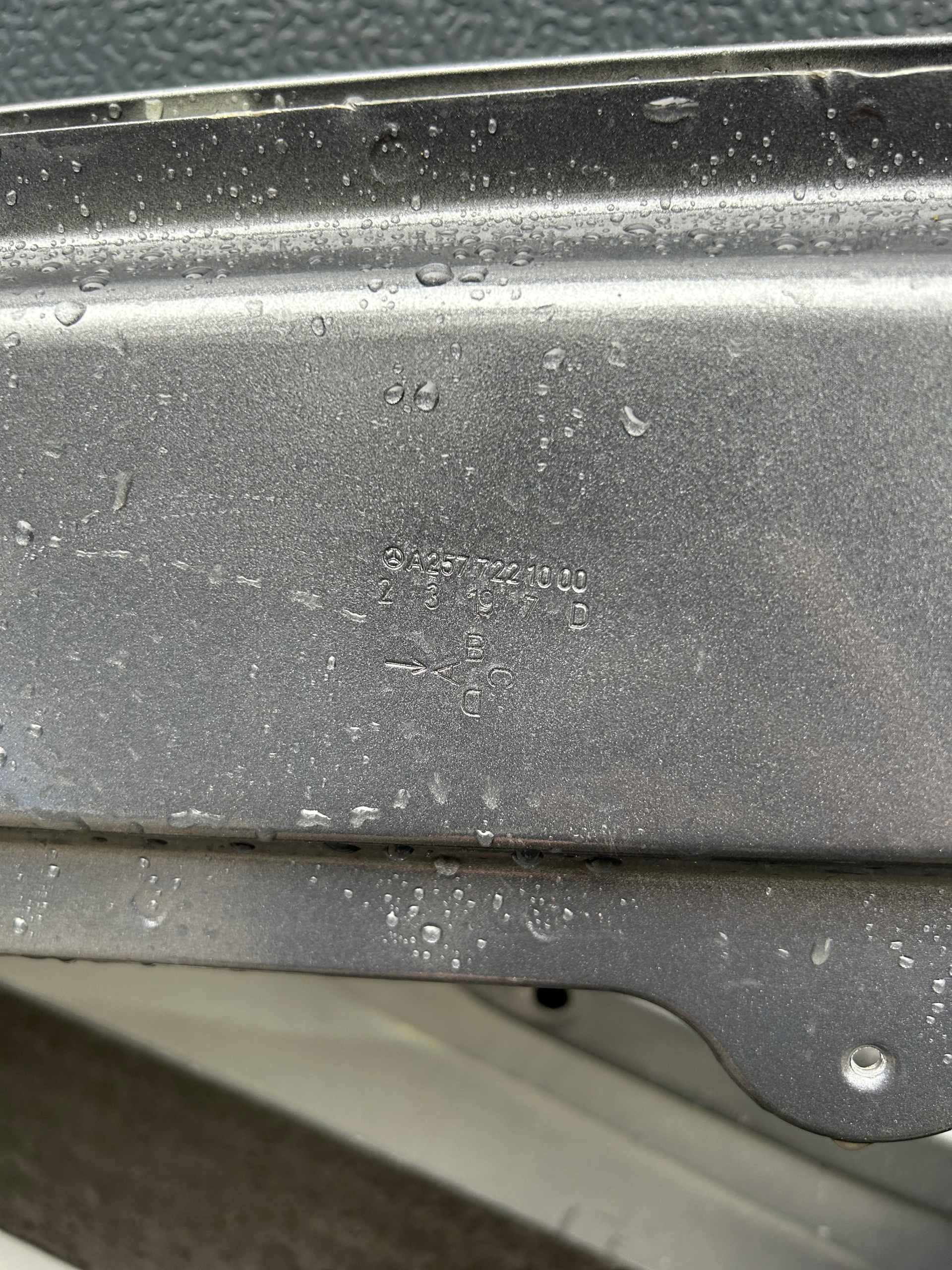 Mercedes CLS W257 door right front right rear part
